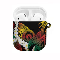 Piko Hawaiian AirPods Case Gradient Spiral Plumeria Tribal Patterns