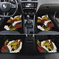 Piko Hawaiian Car Mats Gradient Spiral Plumeria Tribal Patterns