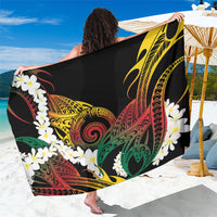 Piko Hawaiian Sarong Gradient Spiral Plumeria Tribal Patterns