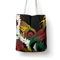 Piko Hawaiian Tote Bag Gradient Spiral Plumeria Tribal Patterns