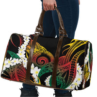 Piko Hawaiian Travel Bag Gradient Spiral Plumeria Tribal Patterns