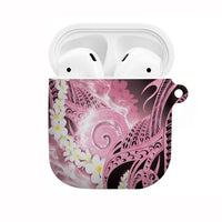 Piko Hawaiian AirPods Case Pink Galaxy Spiral Plumeria Tribal Patterns
