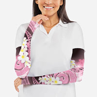 Piko Hawaiian Arm Sleeves Pink Galaxy Spiral Plumeria Tribal Patterns