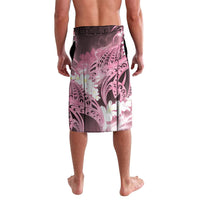 Piko Hawaiian Lavalava Pink Galaxy Spiral Plumeria Tribal Patterns