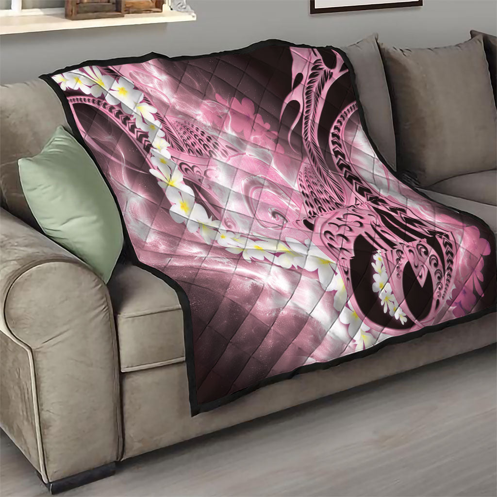 Piko Hawaiian Quilt Pink Galaxy Spiral Plumeria Tribal Patterns