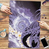 Piko Hawaiian Puzzle Purple Galaxy Spiral Plumeria Tribal Patterns