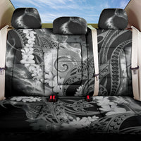 Piko Hawaiian Back Car Seat Cover Monochrome Galaxy Spiral Plumeria Tribal Patterns