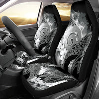 Piko Hawaiian Car Seat Cover Monochrome Galaxy Spiral Plumeria Tribal Patterns