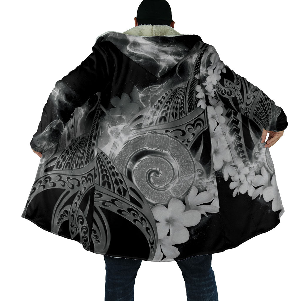 Piko Hawaiian Cloak Monochrome Galaxy Spiral Plumeria Tribal Patterns