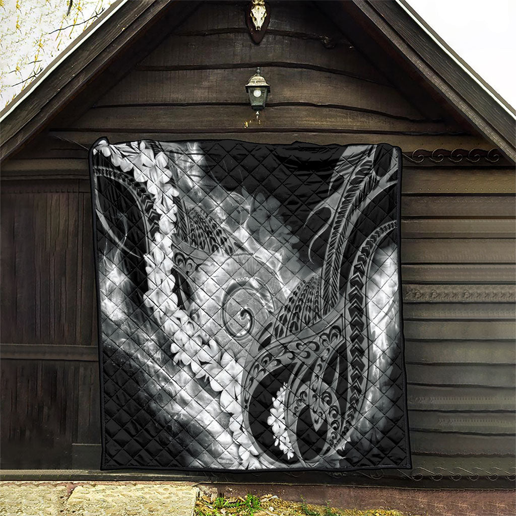 Piko Hawaiian Quilt Monochrome Galaxy Spiral Plumeria Tribal Patterns