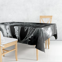 Piko Hawaiian Tablecloth Monochrome Galaxy Spiral Plumeria Tribal Patterns
