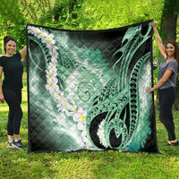 Piko Hawaiian Quilt Green Galaxy Spiral Plumeria Tribal Patterns