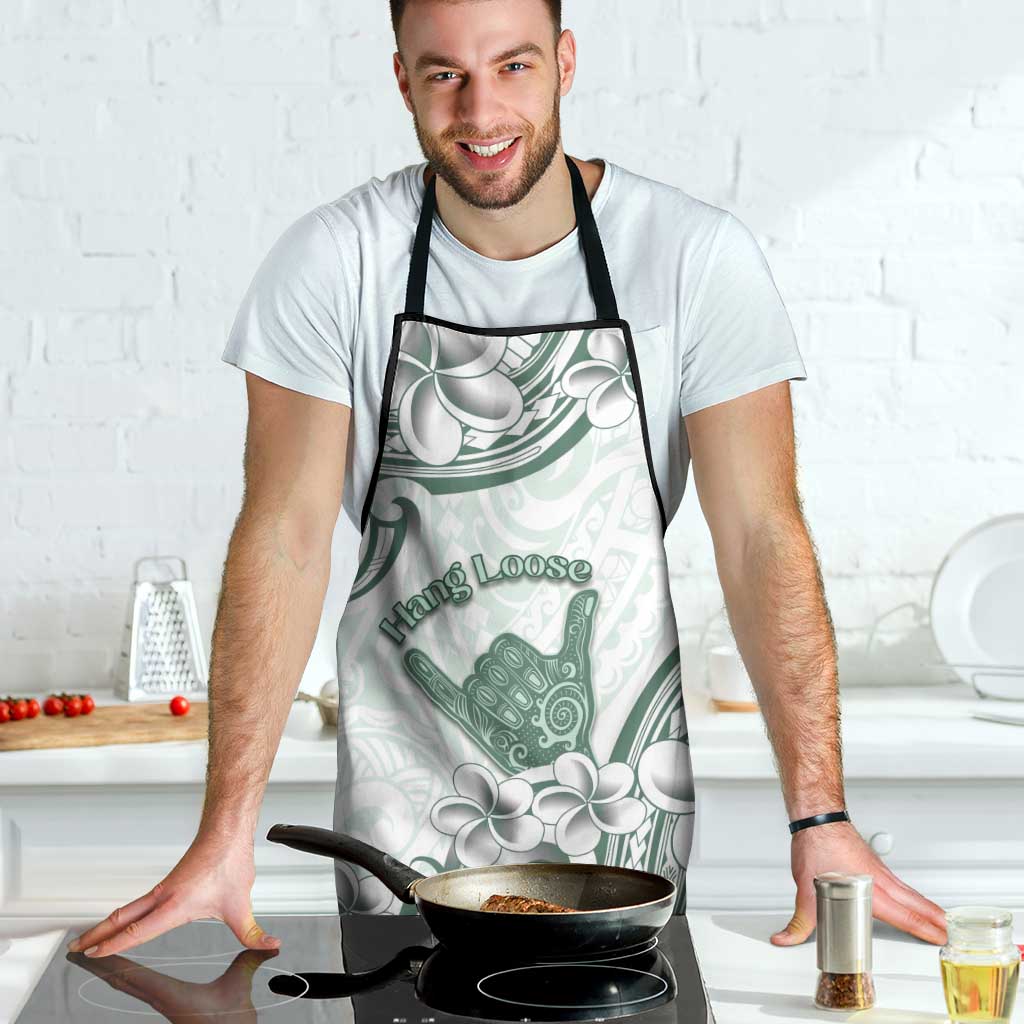Aloha Hawaii Shaka Apron Hang Loose Mint Version - Polynesian Pride