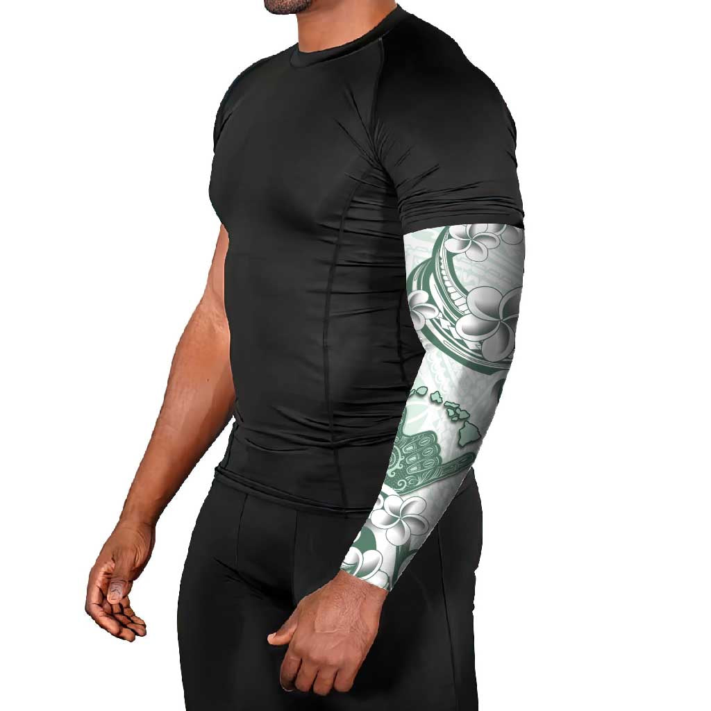 Aloha Hawaii Shaka Arm Sleeves Hang Loose Mint Version - Polynesian Pride