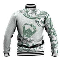 Aloha Hawaii Shaka Baseball Jacket Hang Loose Mint Version - Polynesian Pride