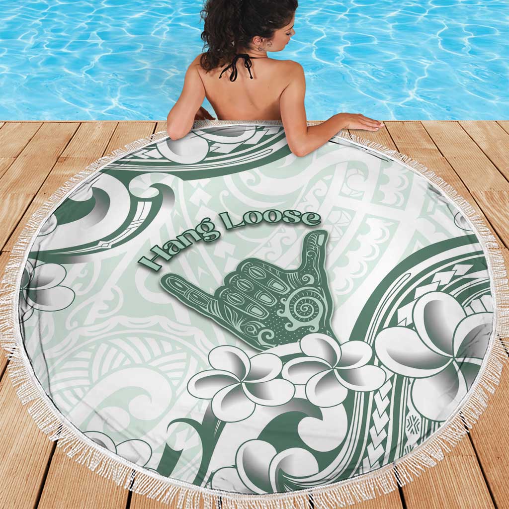 Aloha Hawaii Shaka Beach Blanket Hang Loose Mint Version DT05 - Polynesian Pride
