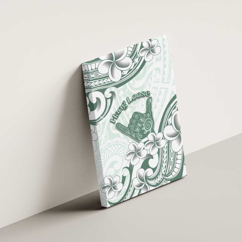 Aloha Hawaii Shaka Canvas Wall Art Hang Loose Mint Version - Polynesian Pride