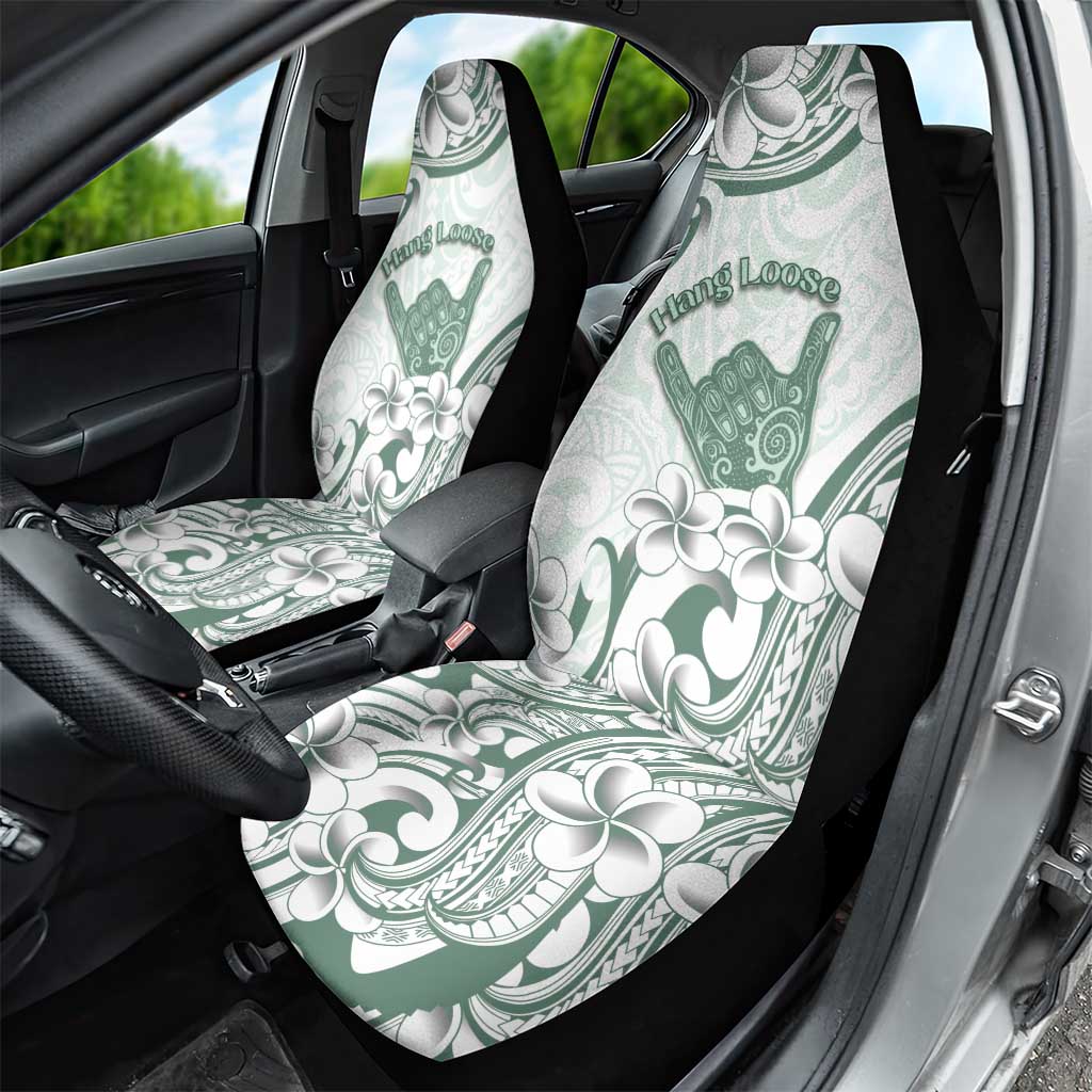 Aloha Hawaii Shaka Car Seat Cover Hang Loose Mint Version - Polynesian Pride