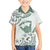 Aloha Hawaii Shaka Family Matching Long Sleeve Bodycon Dress and Hawaiian Shirt Hang Loose Mint Version - Polynesian Pride