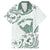 Aloha Hawaii Shaka Family Matching Tank Maxi Dress and Hawaiian Shirt Hang Loose Mint Version - Polynesian Pride