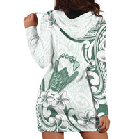 Aloha Hawaii Shaka Hoodie Dress Hang Loose Mint Version - Polynesian Pride