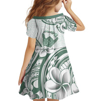 Aloha Hawaii Shaka Kid Short Sleeve Dress Hang Loose Mint Version - Polynesian Pride