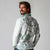 Aloha Hawaii Shaka Long Sleeve Polo Shirt Hang Loose Mint Version - Polynesian Pride