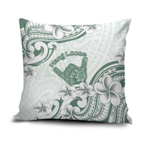 Aloha Hawaii Shaka Pillow Cover Hang Loose Mint Version DT05 Mint - Polynesian Pride