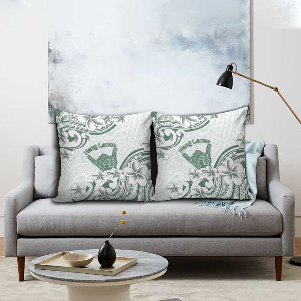Aloha Hawaii Shaka Pillow Cover Hang Loose Mint Version DT05 - Polynesian Pride