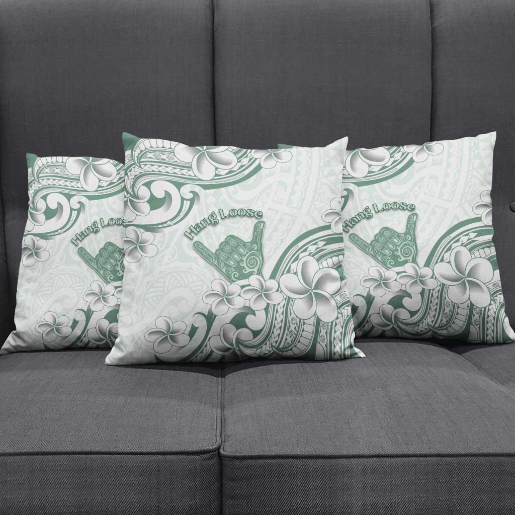 Aloha Hawaii Shaka Pillow Cover Hang Loose Mint Version DT05 - Polynesian Pride