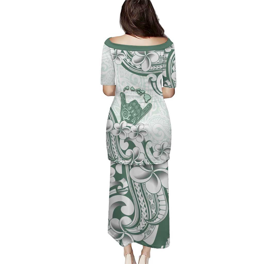 Aloha Hawaii Shaka Puletasi Hang Loose Mint Version DT05 - Polynesian Pride