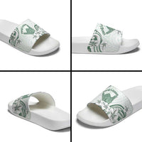 Aloha Hawaii Shaka Slide Sandals Hang Loose Mint Version DT05 - Polynesian Pride