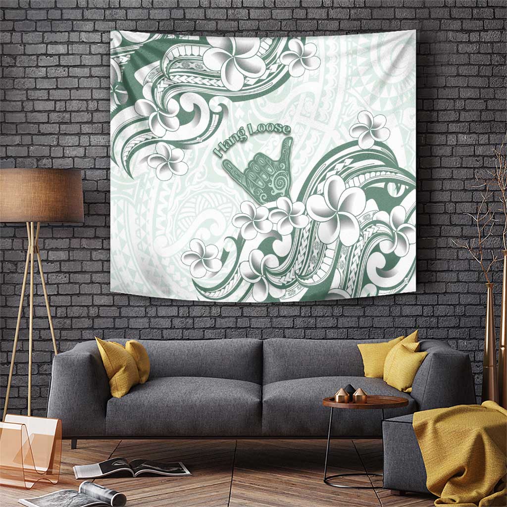 Aloha Hawaii Shaka Tapestry Hang Loose Mint Version DT05 Mint - Polynesian Pride