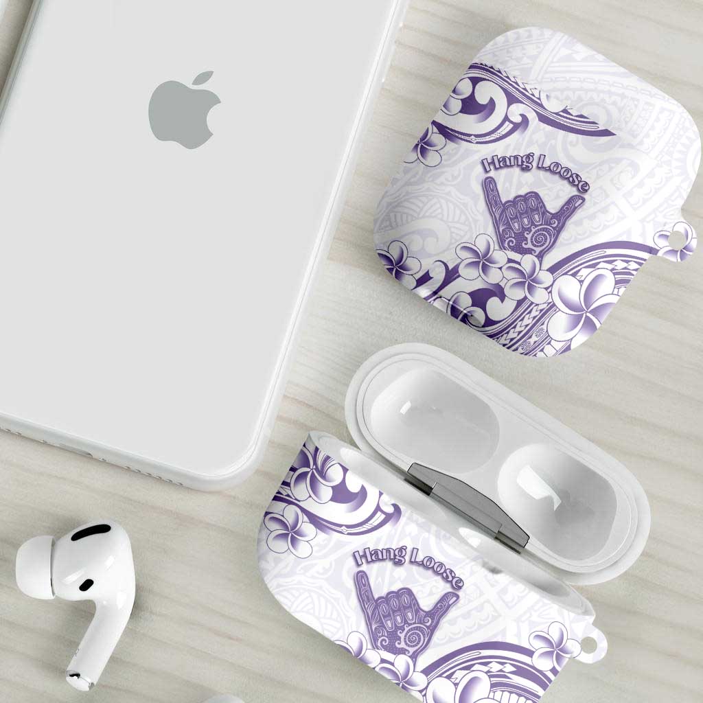 Aloha Hawaii Shaka AirPods Case Hang Loose Purple Version - Polynesian Pride
