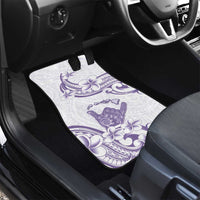 Aloha Hawaii Shaka Car Mats Hang Loose Purple Version - Polynesian Pride