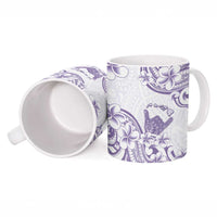Aloha Hawaii Shaka Ceramic Mug Hang Loose Purple Version - Polynesian Pride