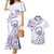 Aloha Hawaii Shaka Couples Matching Mermaid Dress and Hawaiian Shirt Hang Loose Purple Version - Polynesian Pride