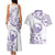 Aloha Hawaii Shaka Couples Matching Tank Maxi Dress and Hawaiian Shirt Hang Loose Purple Version - Polynesian Pride