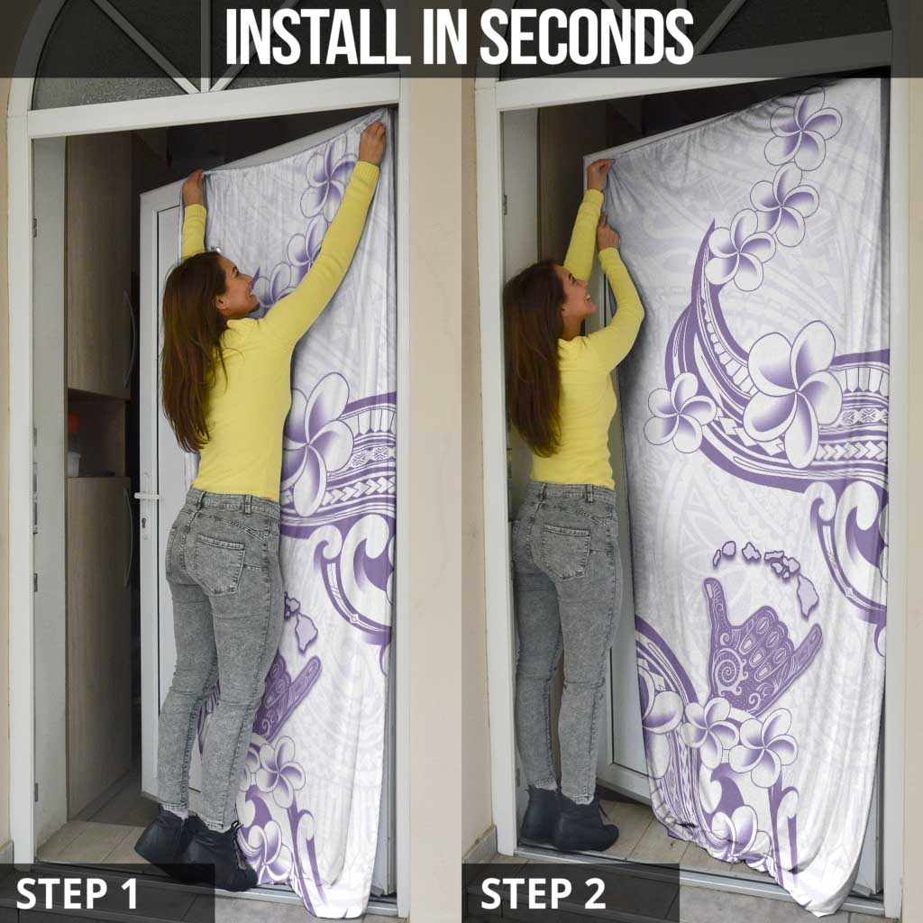 Aloha Hawaii Shaka Door Cover Hang Loose Purple Version - Polynesian Pride