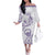 Aloha Hawaii Shaka Family Matching Off The Shoulder Long Sleeve Dress and Hawaiian Shirt Hang Loose Purple Version - Polynesian Pride