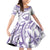 Aloha Hawaii Shaka Family Matching Off Shoulder Short Dress and Hawaiian Shirt Hang Loose Purple Version - Polynesian Pride