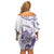 Aloha Hawaii Shaka Family Matching Off Shoulder Short Dress and Hawaiian Shirt Hang Loose Purple Version - Polynesian Pride