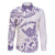 Aloha Hawaii Shaka Family Matching Tank Maxi Dress and Hawaiian Shirt Hang Loose Purple Version - Polynesian Pride