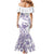 Aloha Hawaii Shaka Mermaid Dress Hang Loose Purple Version - Polynesian Pride