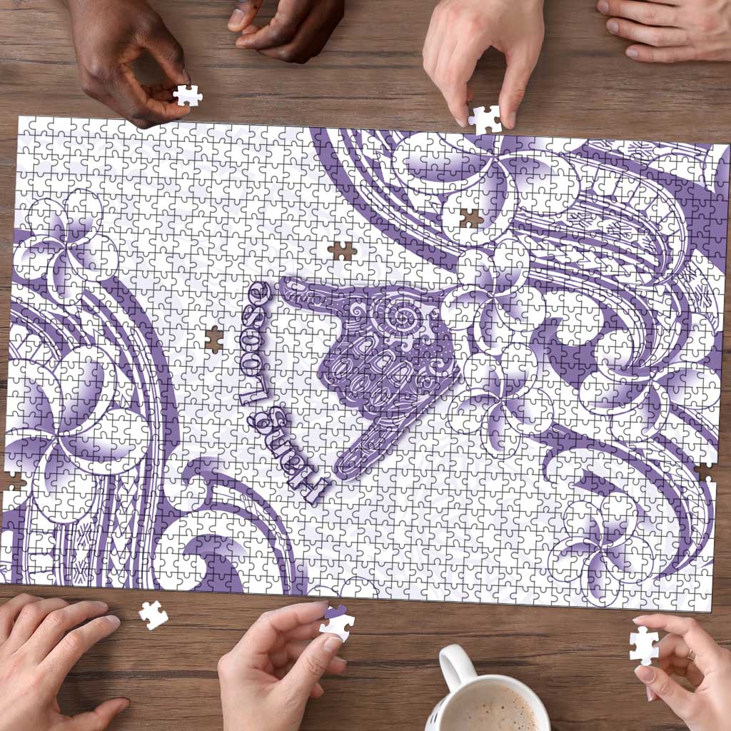 Aloha Hawaii Shaka Puzzle Hang Loose Purple Version - Polynesian Pride