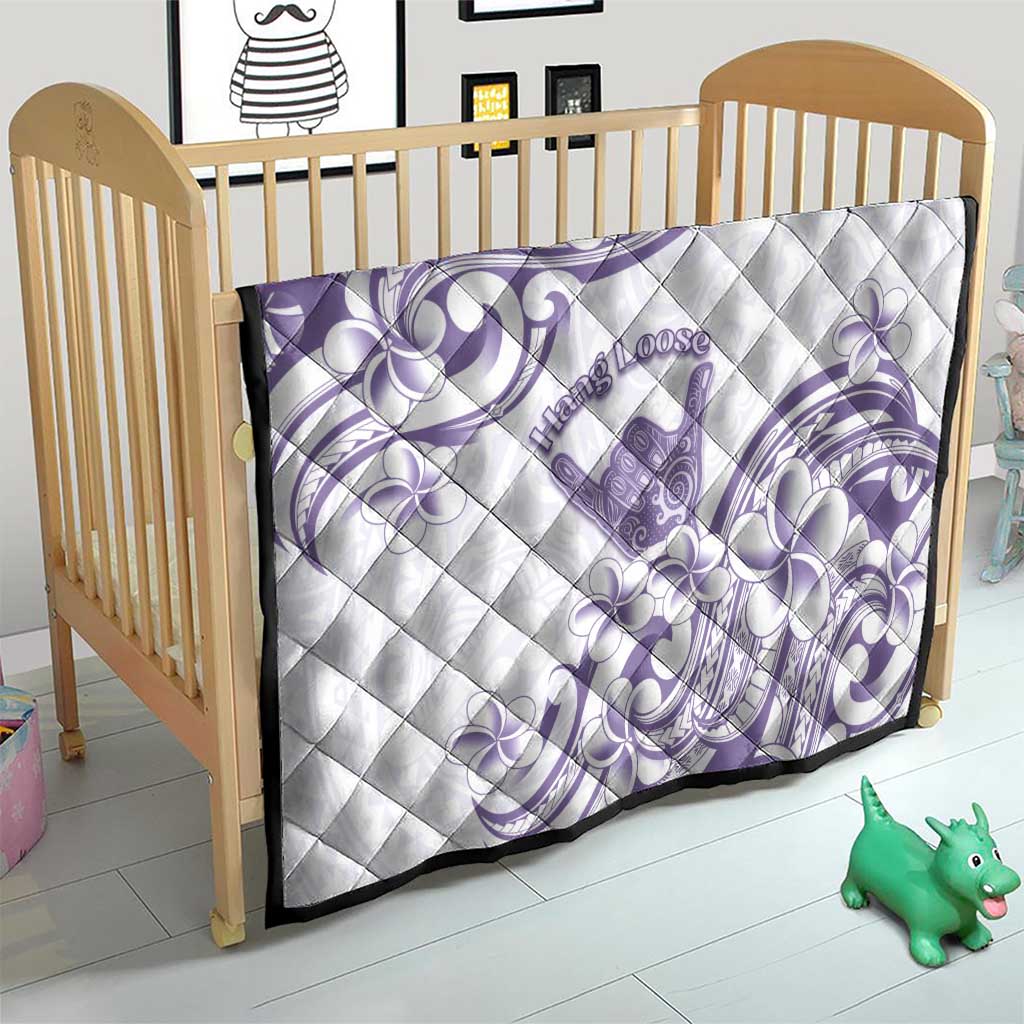 Aloha Hawaii Shaka Quilt Hang Loose Purple Version - Polynesian Pride