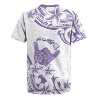 Aloha Hawaii Shaka Rugby Jersey Hang Loose Purple Version - Polynesian Pride