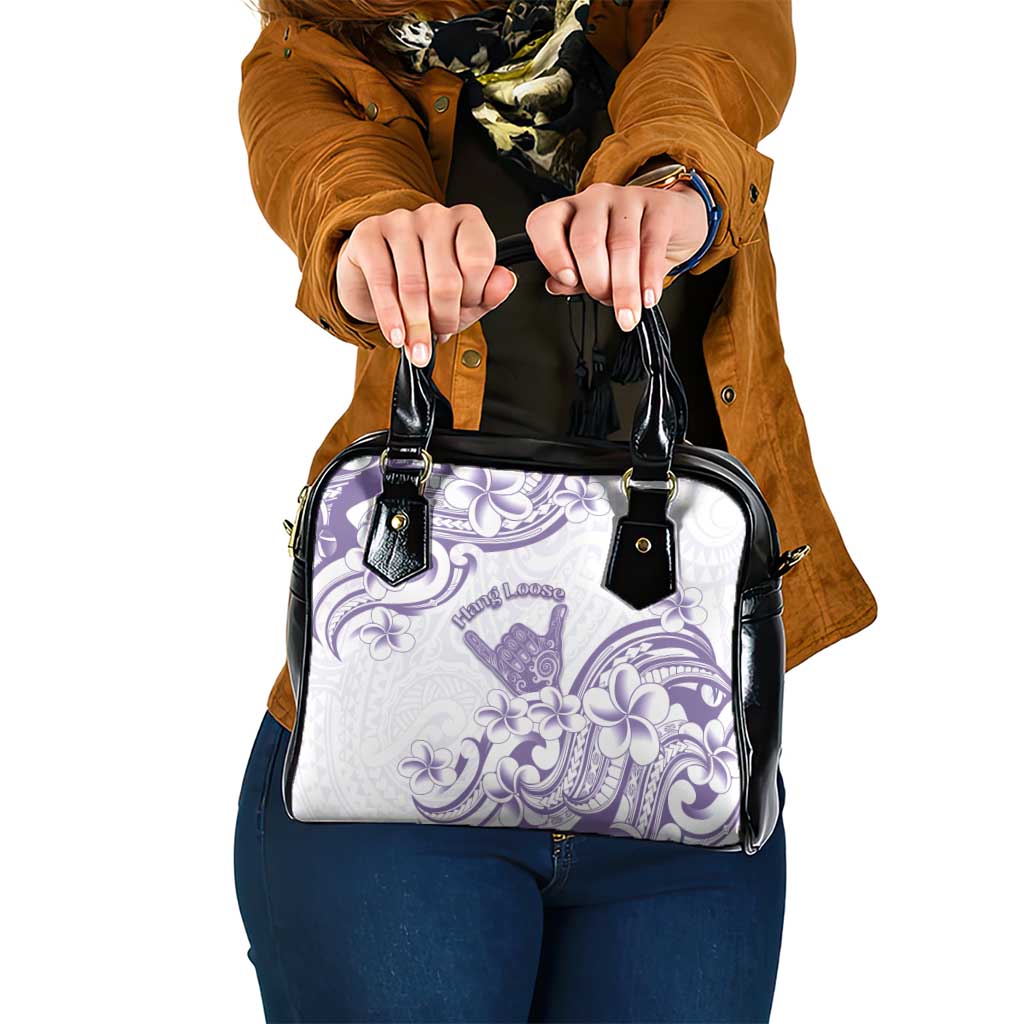 Aloha Hawaii Shaka Shoulder Handbag Hang Loose Purple Version DT05 One Size Purple - Polynesian Pride