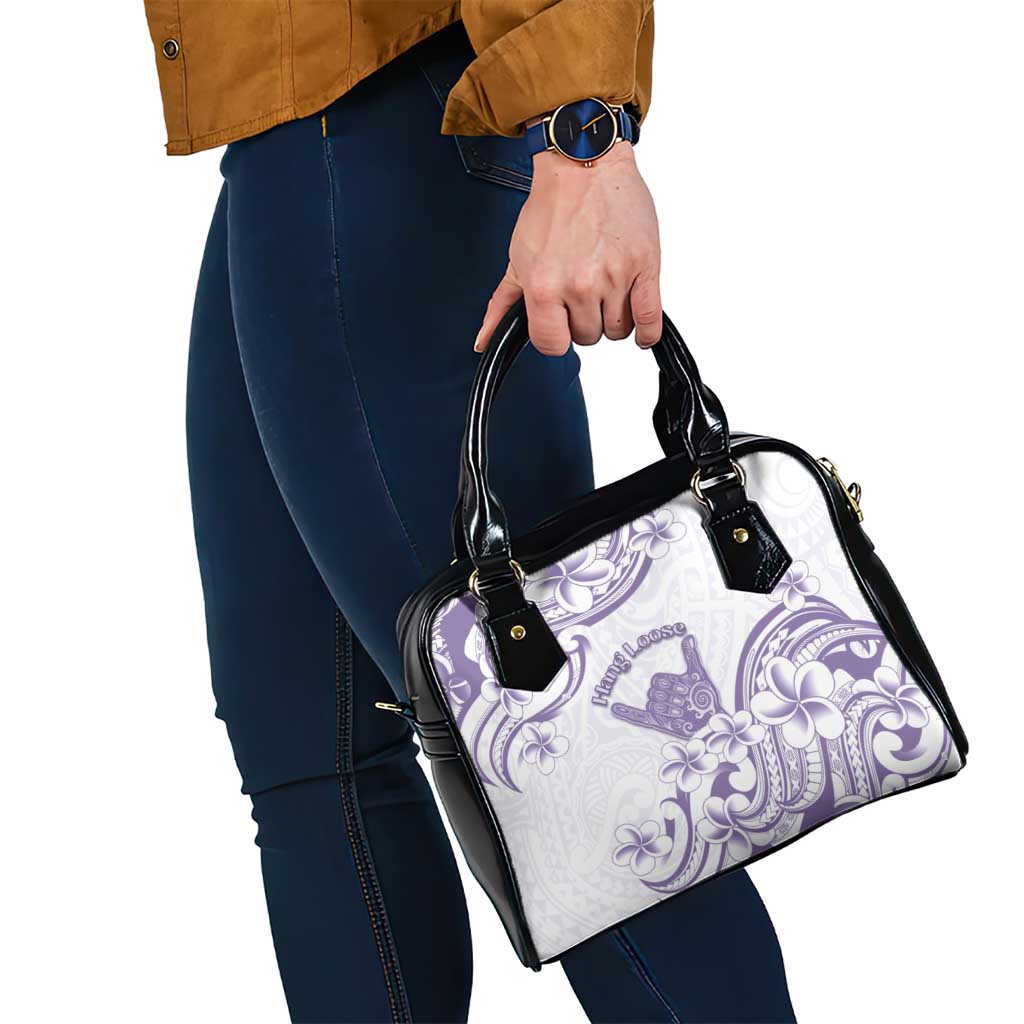 Aloha Hawaii Shaka Shoulder Handbag Hang Loose Purple Version DT05 - Polynesian Pride