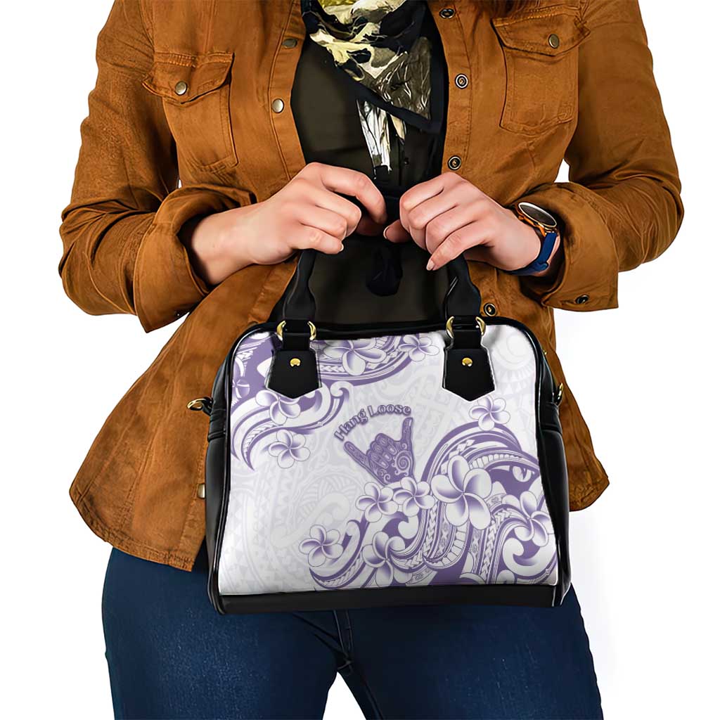 Aloha Hawaii Shaka Shoulder Handbag Hang Loose Purple Version DT05 - Polynesian Pride